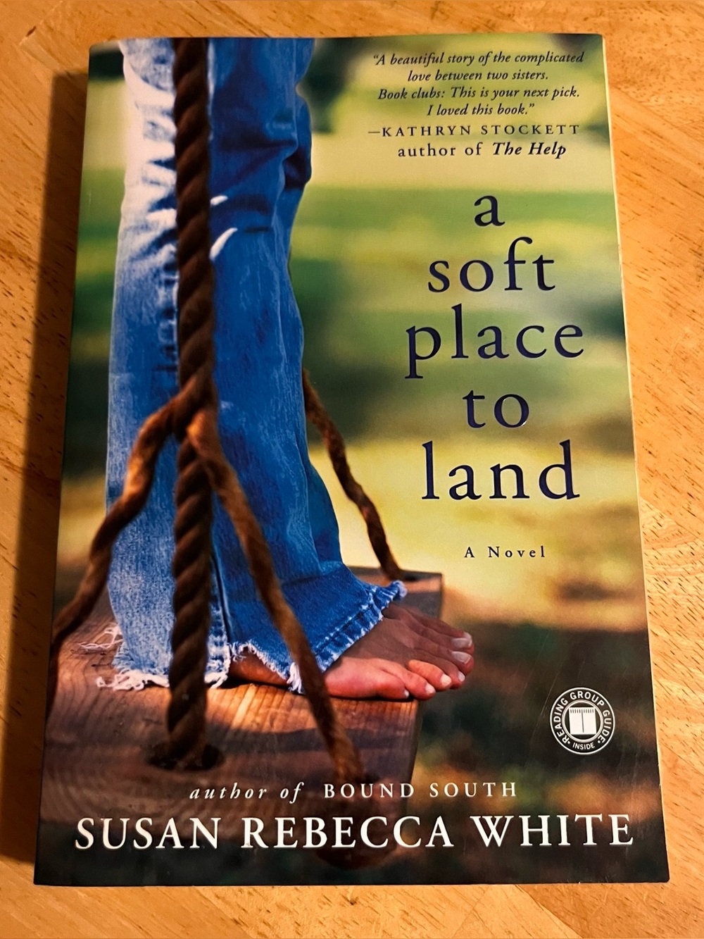 "A Soft Place to Land" - Paperback Novel (Blue/Green)